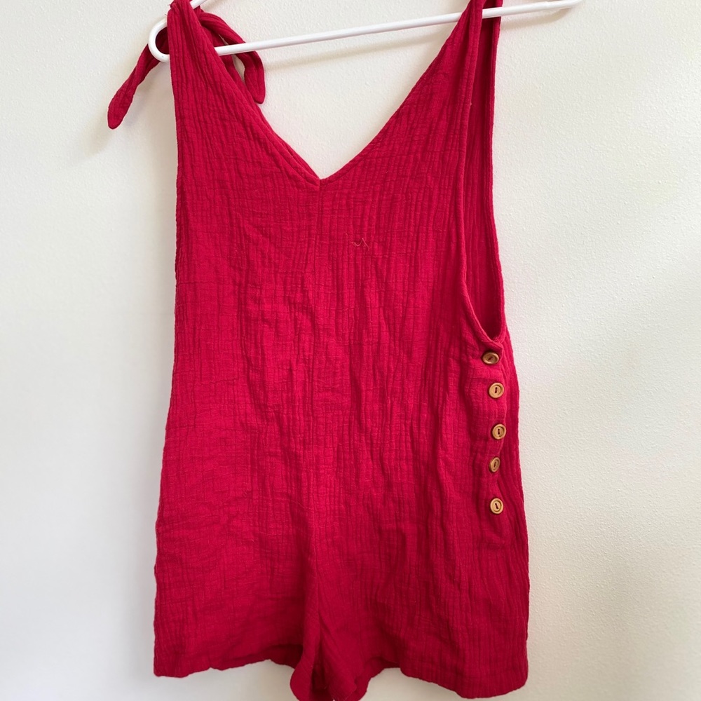 Red romper